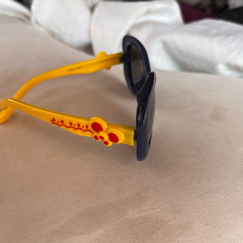 Baby sport children's sunglasses like new, blue and yellow