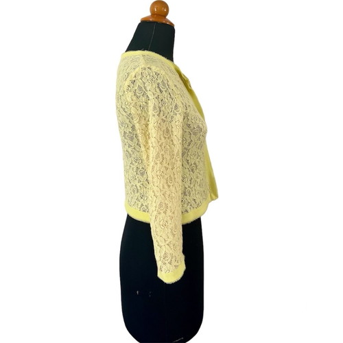 Motivi yellow lace blazer S like new