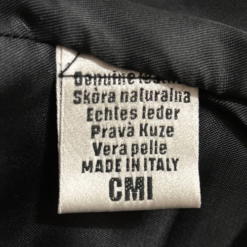 Leather women's jacket black, size M-L