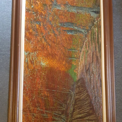 Painting used with frame by artist Tamoutselis
