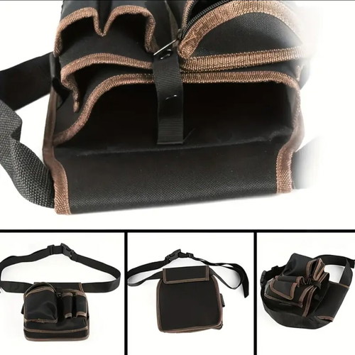 Waist tool bag new, waterproof with multiple pockets