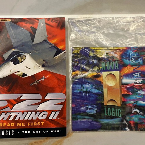 F22 Lightning II PC Big Box used, box and manual without disc