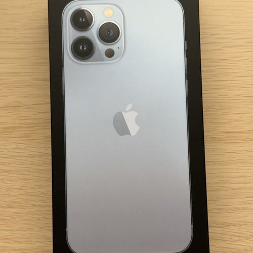 iPhone 13 Pro Max 128GB Sierra Blue like new with case and screen protector
