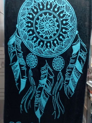 Beach towel velour jacquard 90x170 cm 100% Egyptian cotton