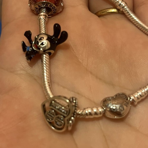 Pandora bracelet with Pandora charms