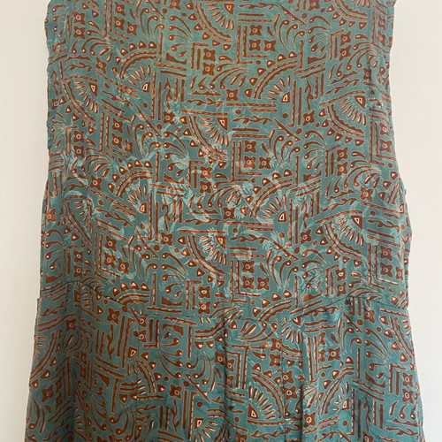 Maxi dress like new, sleeveless, multicolor, size M