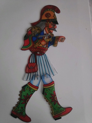 Shadow theater figure Kostis new, plastic