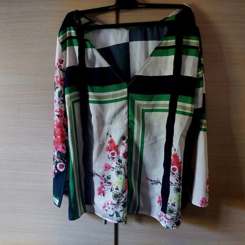 Motivi kimono-style blouse shirt like new, multicolor