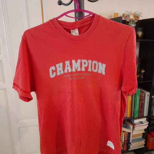 Champion men's red T-shirt, size M