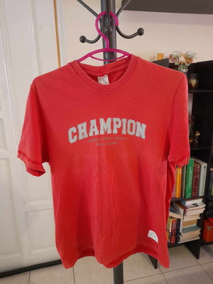 Champion men's red T-shirt, size M