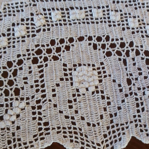 Tablecloths set of 2 60×60 knitted with fabric new