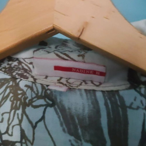 Nadine H abstract shirt made of fine cotton, size M, like new