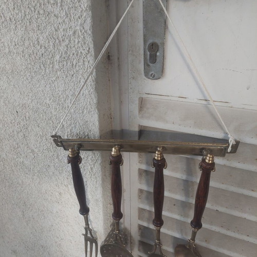 Antique set cutlery like new, wall decoration