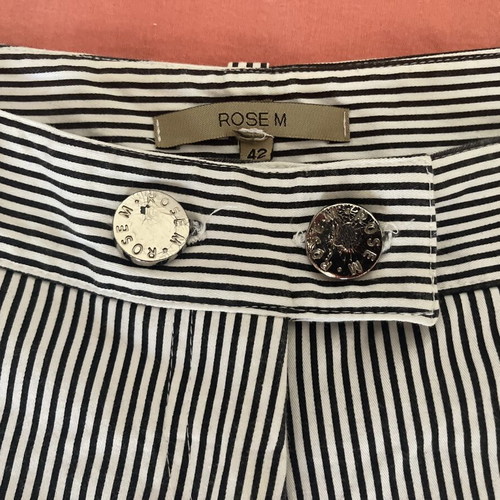 Rose M striped shorts by Zini used, size XL, black and white