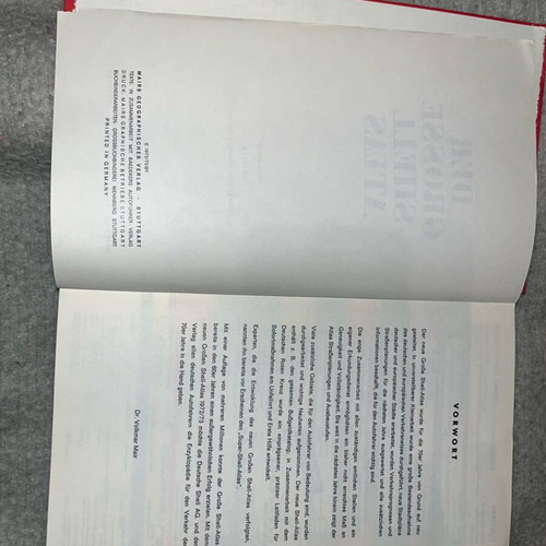 Shell Atlas 1972/73 used, collectible, German edition