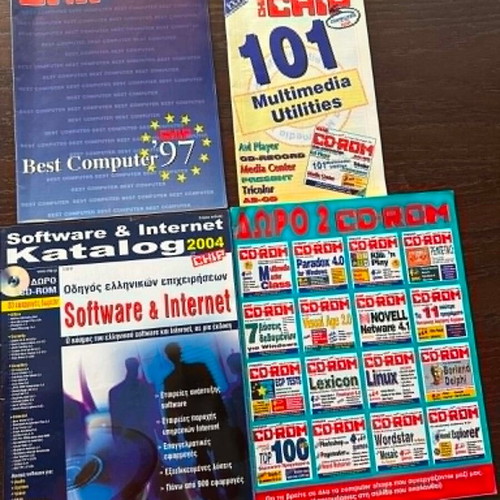 Chip magazines used, 8 issues with inserts