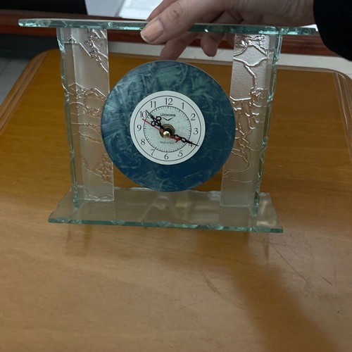 Crystal clock new, unused
