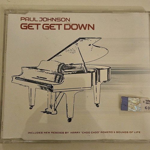 Paul Johnson Get Get Down CD used, electronic