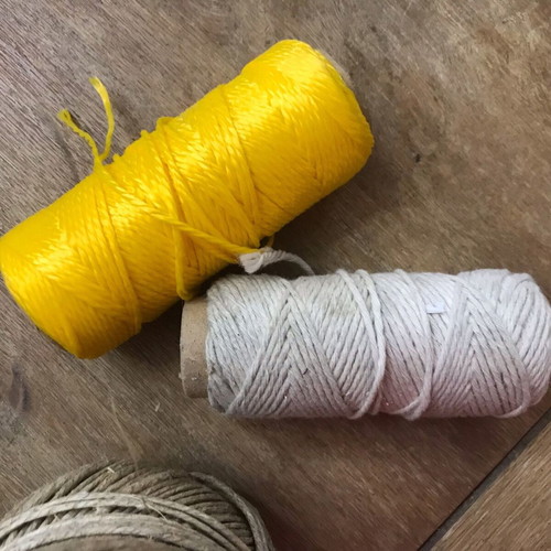 Set of 5 Twine and Thread Rolls for DIY and Crafts, New