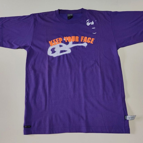 Nike T-Shirt Keep Your Face - DryFit (Large) Rare