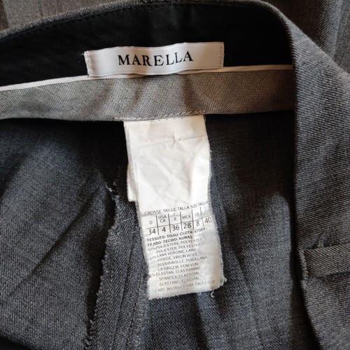 Marella Wool Trousers grey, like new, size 34