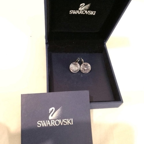 Swarovski Authentic Purple Earrings!