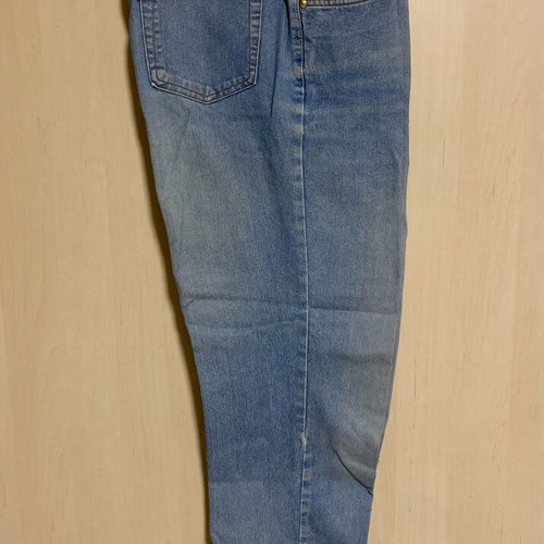MCM denim barrel-leg jeans, blue