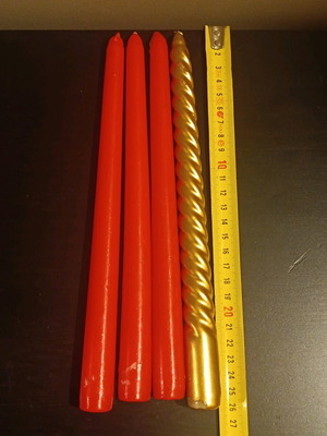 Σετ κεριά σαν καινούργιο