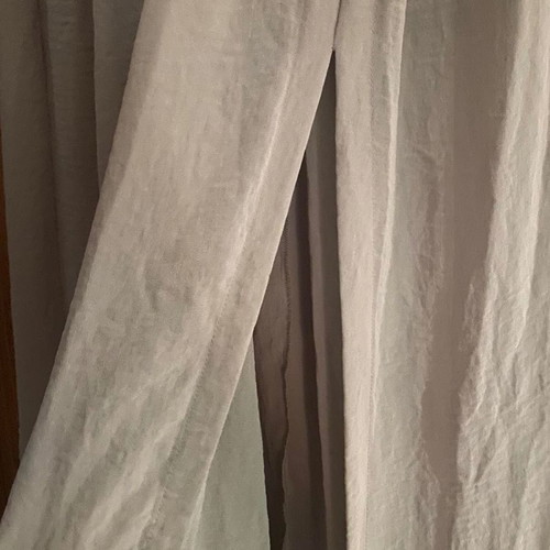 Long airy skirt used, size small, sand color with front slit