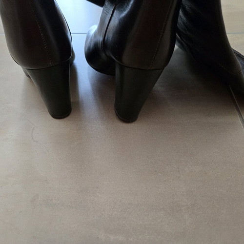 Fornarina tall leather boots used, brown, size 37