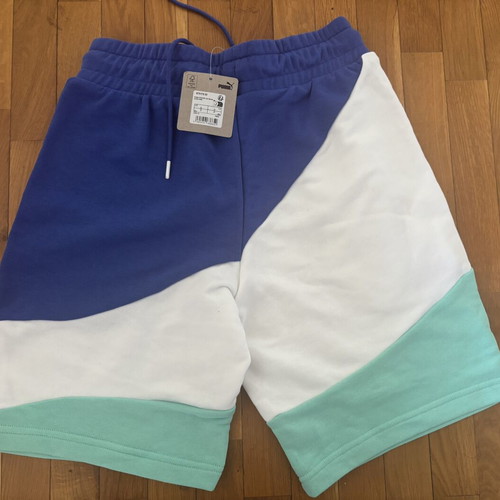 Puma Power Cat Shorts white, size S