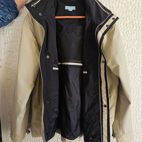 Rebel spring men's jacket beige like new, sizes XL-XXL