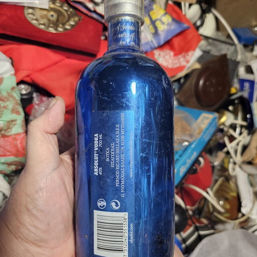 Absolut vodka collectible bottle used