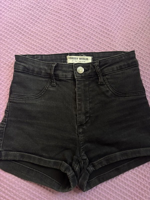 Μαύρα denim σορτς Tally Weijl σαν καινούργια, μέγεθος XS