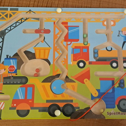 Wooden Magnetic Maze Board Like New