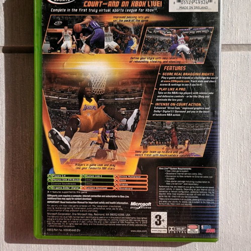 NBA Inside Drive 2004 Xbox like new