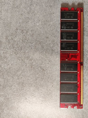 S3+ PC3200/DDR400 512MB RAM module, used