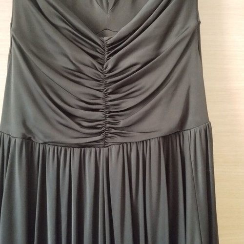Mango black halter dress like new, medium size