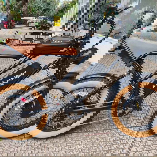 Fat ηλεκτρικό ποδήλατο δύο μοτέρ σαν καινούργιο, 20 ιντσών, μαύρο