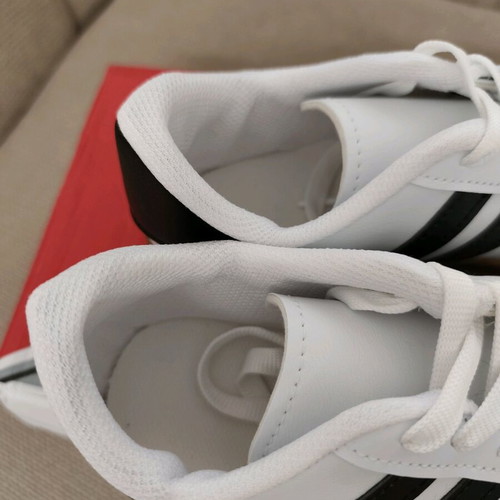 Sneakers white with stripes size 37 new with box