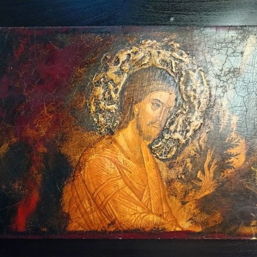 Iconography of Jesus Christ painting used, Orthodox icon