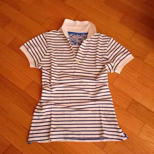 Striped shirt like new, size S, white and pink