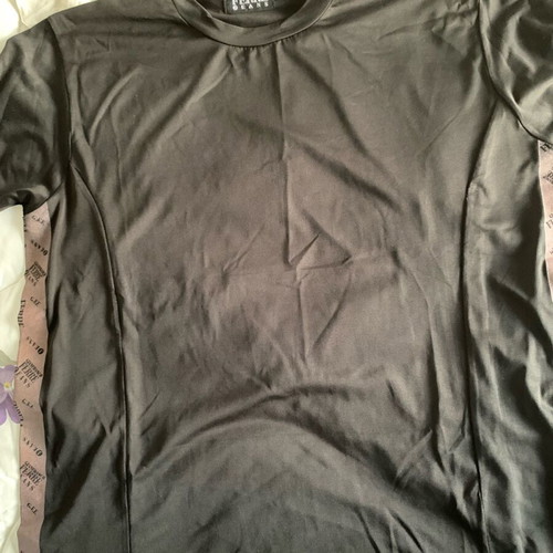 Gianfranco Ferré black T-shirt with logo stripes