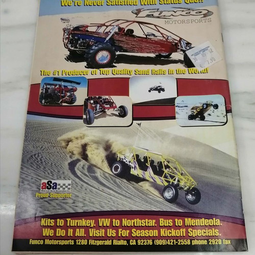 Sands Sports magazine April/May 2002, like new