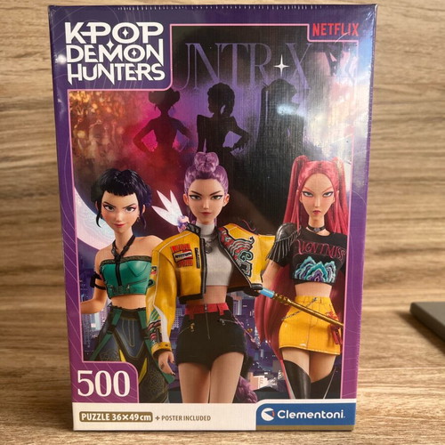 Clementoni K-Pop Demon Hunters 500-Piece Puzzle new