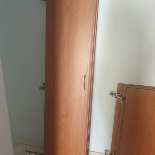 Wardrobe doors used, melamine, pack of 11 tall and 4 smaller