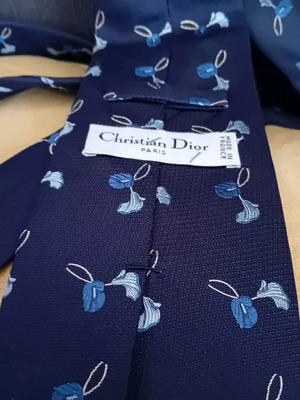 Γραβάτα vintage Christian Dior μπλε σκούρο σε άριστη κατάσταση