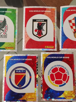 FIFA World Cup 2026 Panini collectible stickers new, foil