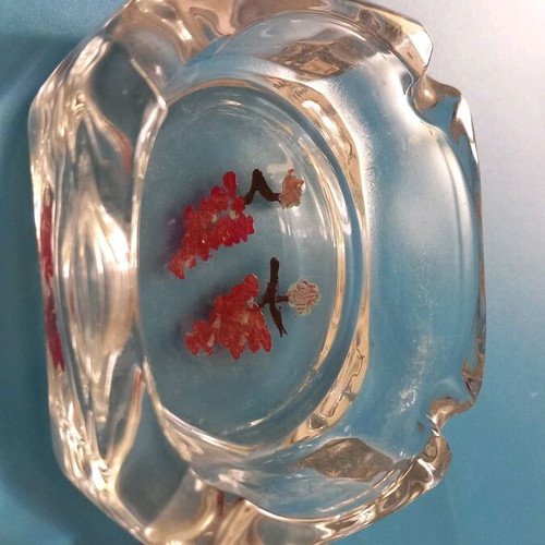 Handmade ashtray with grape design new