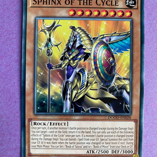 Yu-Gi-Oh! Card Sphinx of the Cycle 1st Edition Near Mint